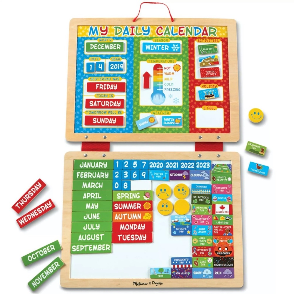 New Melissa & Doug my magnetic Daily Calendar - Picture 4 of 4
